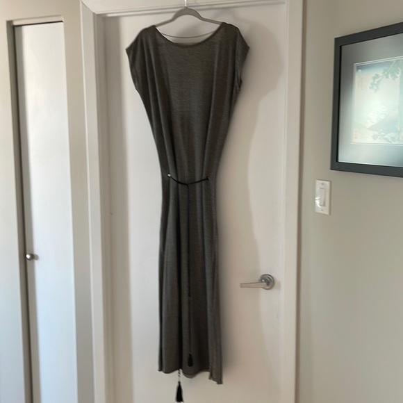 Gray Knit Maxi Dress - Picture 2 of 7